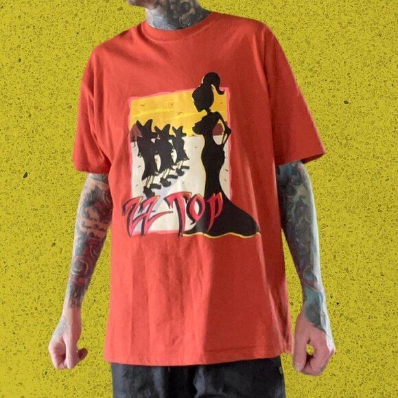 Hanes Other - Vintage ZZ Top band t shirt